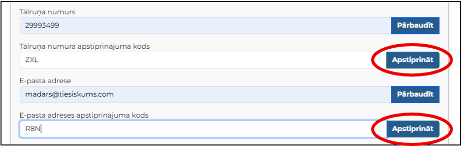 Reģistrācijas poga